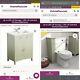 Camberley Sage Green Vanity Unit And Back To Wall Toilet Unit