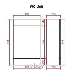 1000mm L Shape Bathroom Combination Set Vanity Unit & WC Unit & Back to wall WC