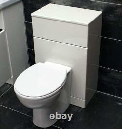 1050mm Bathroom Vanity Basin Sink Unit & Toilet Furniture Set with Tap Option