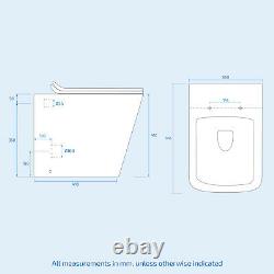 1050mm Flat Pack Vanity Basin Unit, WC Unit and Back To Wall Toilet Ellen