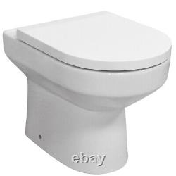 1050mm Gloss White Furniture Set Including Back To Wall Toilet