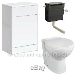 1050mm Vanity Unit Basin Sink Back to Wall Laura Toilet Bathroom Furniture Suite