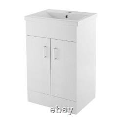 1100mm Combination Pack Vanity Basin Unit & WC Unit and Back to Wall Toilet Pan