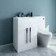 1100mm Combination Vanity & Toilet Unit With Back To Wall Pan & Seat White