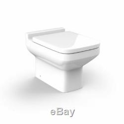 1167mm Cambridge square Grey Combined Vanity Unit Back to Wall Pan toilet wc