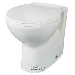 1250mm Combination Vanity & Toilet Unit with Back to Wall Pan & Seat White