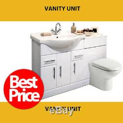 1350mm Vanity Unit with 500 Back to Wall Unit + TAP