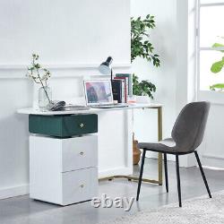 138cm Computer Table Desk with Rotatable Drawer Workstation Dressing Tables Vanity