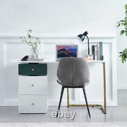 138cm Computer Table Desk with Rotatable Drawer Workstation Dressing Tables Vanity