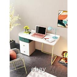 138cm Computer Table Desk with Rotatable Drawer Workstation Dressing Tables Vanity