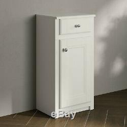1567mm Cambridge Clotted Cream Combined Vanity Unit Back to Wall Pan Side Cabine