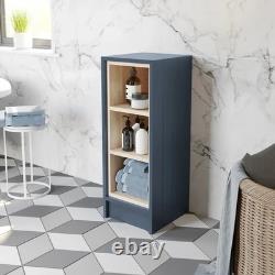 1820mm Vanity Unit Back To Wall Toilet Shelf Storage Combination Blue Furniture