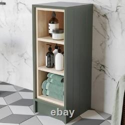 1820mm Vanity Unit Back To Wall Toilet Shelf Storage Combination Green Furniture