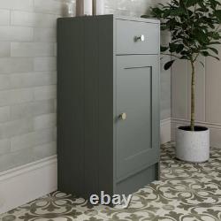 1820mm Vanity Unit Back To Wall Toilet Shelf Storage Combination Green Furniture