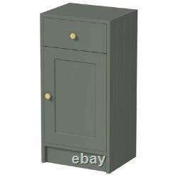 1820mm Vanity Unit Back To Wall Toilet Shelf Storage Combination Green Furniture