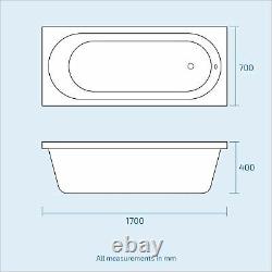 3 Piece Bathroom Suite BTW Toilet Basin Vanity Unit & Bath Ingersly