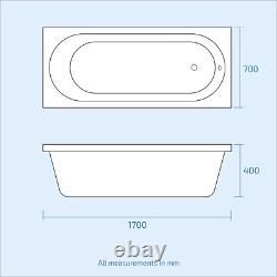 3 Piece Bathroom Suite Steel Grey 600Mm Vanity, WC, BTW Toilet & Straight Bath