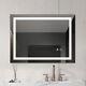 3224 Led Lighted Bathroom Wall Mounted Mirror With High Lumen