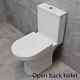 400mm Wall Hung Vanity Unit Basin Sink & Rimlesstoilet Set En Suite Bathroom