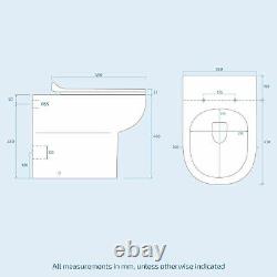 450 mm Flat Pack Vanity Cabinet, Basin & Back To Wall Toilet Suite Ingersly