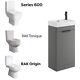 450mm Floor Standing Vanity Unit & Rak Toilet Choices Cloakroom Combination Deal