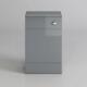 500mm Grey Vanity Back To Wall Toilet Concealed Cistern Housing Unit Furniture