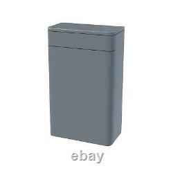 500mm Steel Grey Vanity Cabinet with WC Unit And Back To Wall Toilet Amie
