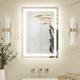 50x70cm Bathroom Mirror With Led Lights Antifog Vanity Mirror Back And Frontlit