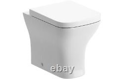 510mm Brushed Brass Full Bathroom Suite Anthracite Gloss Furniture WC Basin Sink