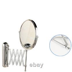 6 Inch Magnifying Mirror Chrome Bathroom Vanity Mirrors Back of Head