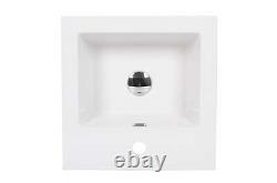 900mm Combination Vanity & Toilet Set with Back to Wall Pan & Seat White Modern