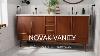 A Mid Century Modern Statement Piece The Novak Vanity