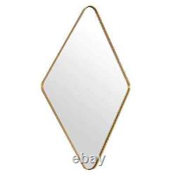 ANDY STAR 24X36 Gold Bathroom Mirror for Wall Metal Framed Vanity Mirror Re