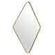 Andy Star 24x36 Gold Bathroom Mirror For Wall Metal Framed Vanity Mirror Re