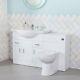 Absolute 850mm Vanity Unit & 500mm Back To Wall Toilet Unit With Toilet & Basin
