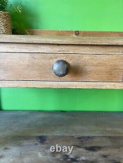 Antique Pine Counter, Console, Kitchen, Bathroom, Washstand, Vanity Unit, Drawer