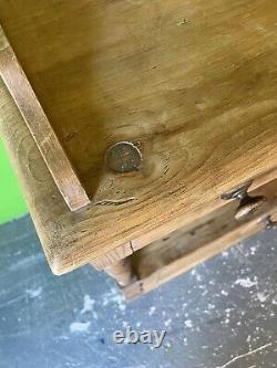 Antique Pine Counter, Console, Kitchen, Bathroom, Washstand, Vanity Unit, Drawer