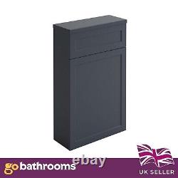 Arabella Traditional Vintage Grey WC Back To Wall Toilet Concealed Cistern 50cm