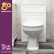 Arabella Traditional Vintage White Wc Back To Wall Toilet Concealed Cistern 50cm