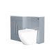 Aric 1100mm Lh Freestanding Grey Vanity With Btw Toilet, Wc & Basin