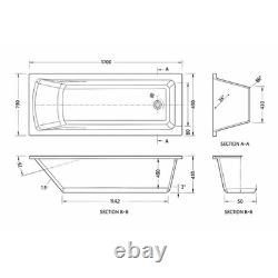 Arko Complete Bathroom Suite, Bath Shower, Screen, Black Vanity, Toilet, Taps