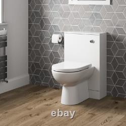 Artis Centro White Gloss Back to Wall Toilet Unit Only 500mm