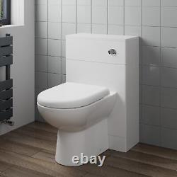 Artis Centro White Gloss Back to Wall Toilet Unit Only 500mm