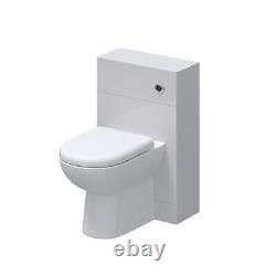 Artis Centro White Gloss Back to Wall Toilet Unit Only 500mm