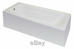 BATHROOM VANITY UNIT SINK ACRYLIC BATH 1700 x 700 BACK TO WALL TOILET CISTERN