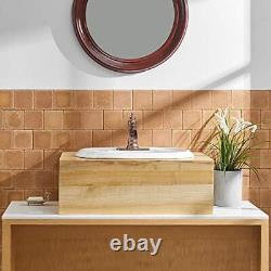 BWE Copper Bathroom Faucet Antique Brass Sink Vanity Bath Restroom Basin Sing