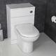 Back To Wall Toilet Unit Btw Classic Bathroom Pan Cistern Soft Close Seat White