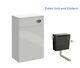 Back To Wall Unit Wc 500mm Light Gray Bathroom Toilet Unit And Cistern
