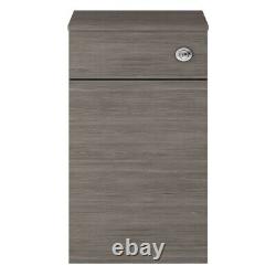 Back To Wall Unit WC 500mm Light brown Bathroom Toilet Unit Only