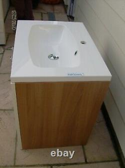 Back to Wall Vanity unit + sink, Mixer Tap and pop up waste New